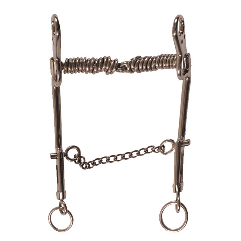 Jointed sardinian bit chromed steel - 4642