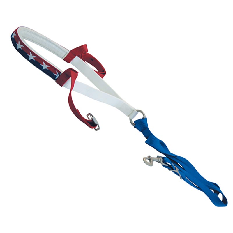 Nylon tie down american flag colours - 4653
