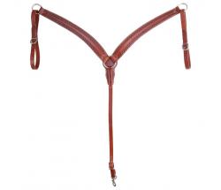 POOL'S SNAKE WORKMANSHIP LEATHER BREAST STRAP - 4766