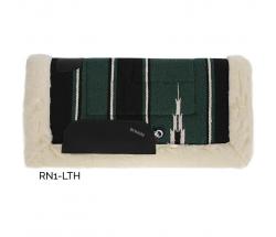 WESTERN SADDLE PAD WITH NAVAJO FABRIC AND PURE WOOL - 5059