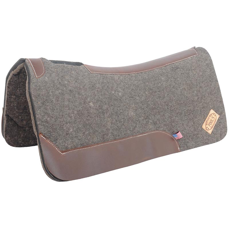 Western pool's felt and neoprene saddle pad 2.5 cm - 5077