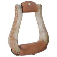 WESTERN RAW LEATHER STIRRUPS