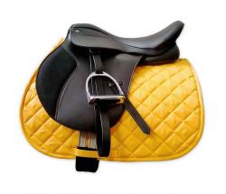 ENGLISH SADDLE IN FAUX LEATHER FULL OF CUSTOMIZABLE ACCESSORIES - 8162