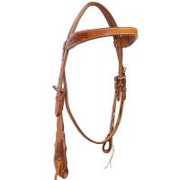 HEADSTALL WESTERN LEATHER FLOWER