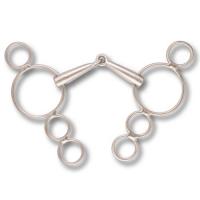 4 RING GAG BIT LORENZINI TITANIUM WITH TWO ELEMENTS