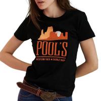 POOL'S  WOMEN SLIM FIT T-SHIRT WITH COLORADO PRINT - 5507