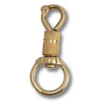 SECURITY SNAP SWIVEL BRASS LEAD