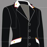 CUSTOMIZATION EQUILINE COMPETITION JACKET WOMAN COLLAR and POCKET FLAPS
