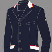 CUSTOMIZATION EQUILINE COMPETITION JACKET MAN, COLLAR and POCKET FLAPS