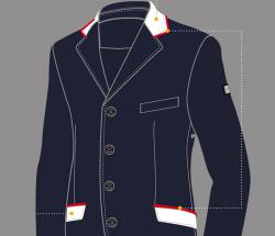 CUSTOMIZATION EQUILINE COMPETITION JACKET MAN COLLAR and POCKET FLAPS - 3864