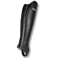 HALF CHAPS EQUESTRO LEATHER WITH ELASTIC EXETER
