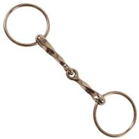 SNAFFLE TWIST LOOSE RING STAINLESS