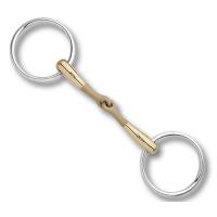 SNAFFLE RING BIT SPRENGER 40587 TURNADO SATIN