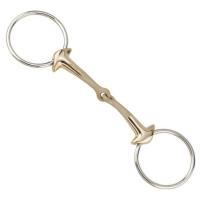 SNAFFLE RING BIT SPRENGER 40589 TURNADO 2-TYPE IN AURIGAN