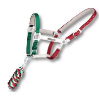 NYLON HALTER EQUESTRO COMPLETE WITH LONGE