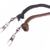 LEATHER STRAP FOR WESTERN OR AUSTRALIAN HAT WITH SNAP