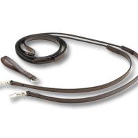 DRAW REINS PARIANI IN LEATHER WITH ROPE