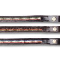 FLAG BROWBAND LEATHER PARIANI WITH CRYSTAL