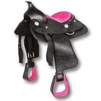 WESTERN SADDLE THINK PINK FOR CHILDREN seat 12”