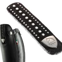 STRAPS FOR BOOTS TATTINI SUEDE WITH 3 ROWS OF RHINESTONES