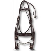 DRAUGHT HORSE COMPLETE BRIDLE FOR HEAVY HORSE