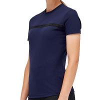 LADIES CAVALLERIA TOSCANA T-SHIRT LOGO and MESH SHORT SLEVEED