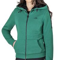 LADIES EQUILINE CASTIC QUILTED HOODIE JACKET
