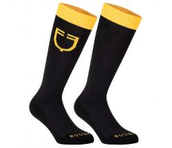 EQUESTRO RIDING SOCKS UNISEX WITH LOGO - 3909