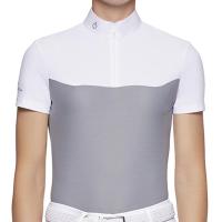 LADIES POLO TECHNICAL CAVALLERIA TOSCANA TECH PIQUET AND JERSEY
