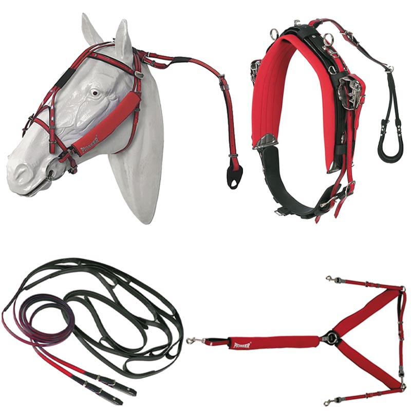 Quick Hitch Trotting Harness Made Of Biothane COB Size 