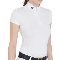 WOMAN COMPETITION MICROPERFORATED TECHNICAL FABRIC POLO YEVA model