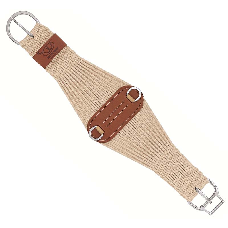 WESTERN SADDLE GIRTH MOHAIR WEAVER LEATHER ROPER SMART CINCH MySelleria