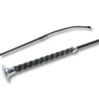 DRESSAGE WHIP WITH LEATHER AND GRIP