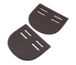 PAIR LEATHER GUARDS FOR GIRTH BUCKLES - 2859