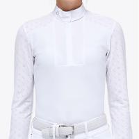 LADIES CAVALLERIA TOSCANA COMPETITION POLO SHIRT IN JERSEY
