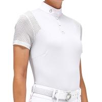 LADIES CAVALLERIA TOSCANA PIQUE’ AND TECH MESH COMPETITION POLO - 9595