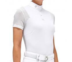 LADIES CAVALLERIA TOSCANA PIQUE’ AND TECH MESH COMPETITION POLO - 9595