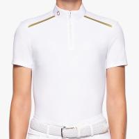 LADIES COMPETITION POLO CAVALLERIA TOSCANA R-EVOLUTION JERSEY TURTLENECK ZIP