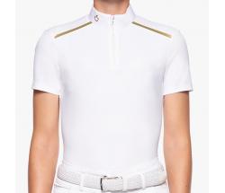 LADIES COMPETITION POLO CAVALLERIA TOSCANA R-EVOLUTION JERSEY TURTLENECK ZIP - 9587