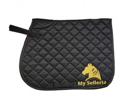 ENGLISH SHOW JUMPING SADDLE PAD WITH MY SELLERIA LOGO EMBROIDERY - 2979