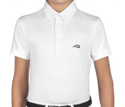 EQUILINE JEREMIK BOY'S SHORT-SLEEVED COMPETITION POLO SHIRT - 3500