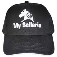 MY SELLERIA CLASSIC STYLE HORSE RIDING CAP WITH EMBROIDERY
