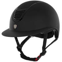 EQUESTRO ECLIPSE PLAIN MATT WIDE VISER RIDING HELMET