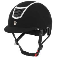 EQUESTRO ECLIPSE PLAIN VELVET HELMET