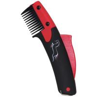 ENGLISH HORSE SCISSOR COMB WITH PATENTED SOLOCOMB