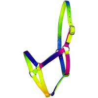 ADJUSTABLE NYLON RAINBOW HALTER
