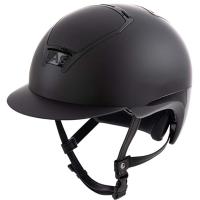 LAS RIDING HELMET model OPERA DOUBLE with VISOR and GLOSSY FRAMES