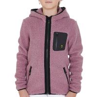 EQUESTRO JUNIOR TEDDY JACKET IN SOFT PLUSH WITH HOOD