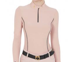 EQUESTRO TRAINING POLO WOMAN SLIM FIT LONG SLEEVE - 9734