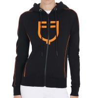 EQUESTRO WOMEN’S SOFT COTTON HOODIE - 9743